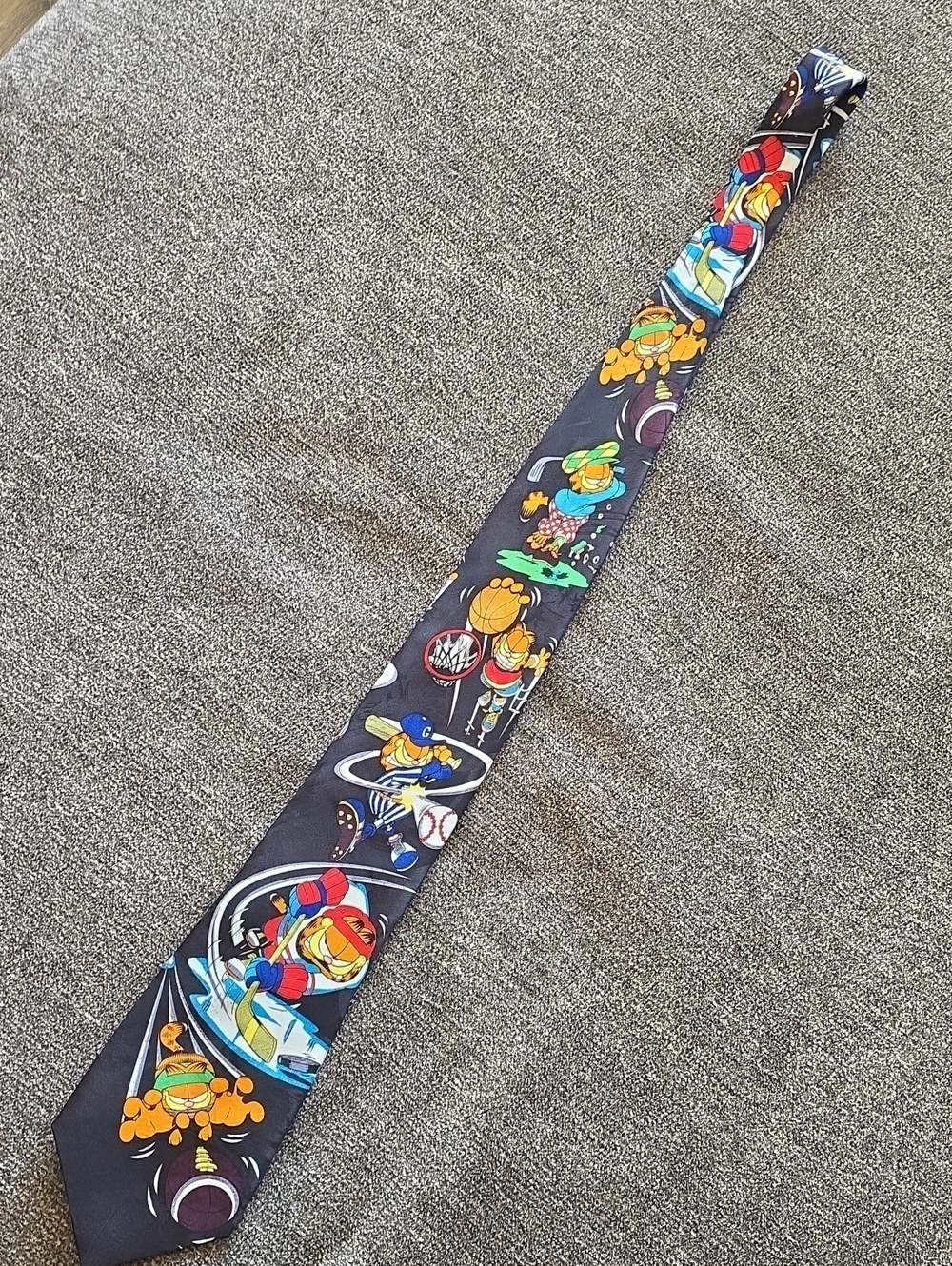 Paws Addiction GARFIELD Neck Tie Sports Polyester Mens